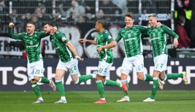 Bundesliga, 28. Spieltag – Samstag: Bremen schlägt Frankfurt, Dortmund siegt deutlich