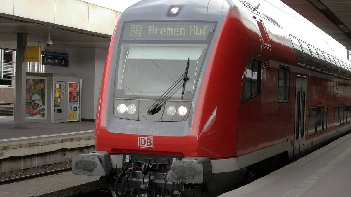 Bahn zwischen Bremen-Hannover gesperrt: Umleitungen und Ausfälle