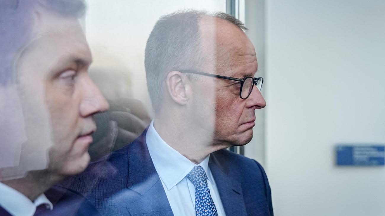 Regierungsbildung: Friedrich Merz sieht Folgen von Börsensturz für Koalitionsgespräche