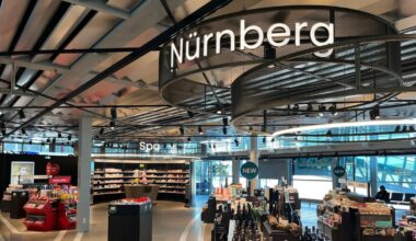 Preise für Essen und Getränke im Duty-free-Shop