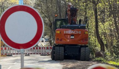 Wasserrohrbruch: Friedrich-Ebert-Straße bleibt monatelang gesperrt