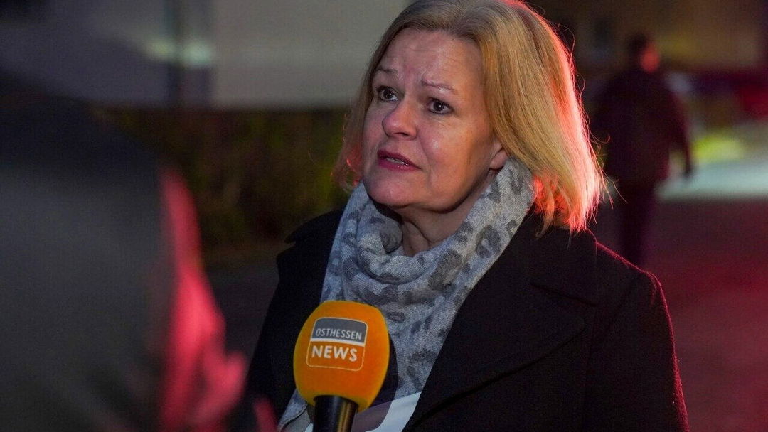 Wegen manipuliertem Bild von Nancy Faeser: Journalist erhält Bewährungsstrafe