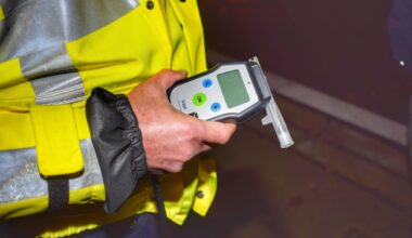 Betrunkener Mann rammt Autos und eine Bushaltestelle