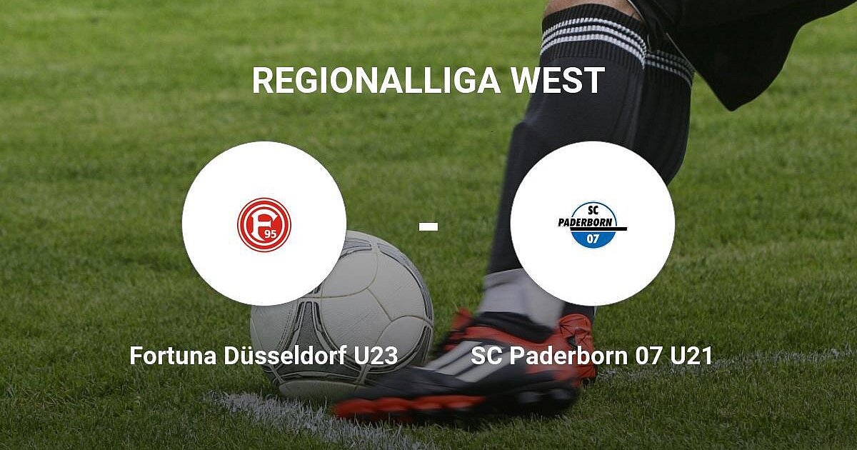 SC Paderborn 07 U21 ergibt sich der Fortuna Düsseldorf U23