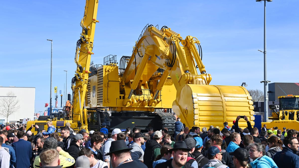Bauma lockt 600.000 Besucher – mehr Gäste aus dem Ausland