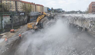 Abriss der Westendbrücke – 7.000 Tonnen Schutt erwartet
