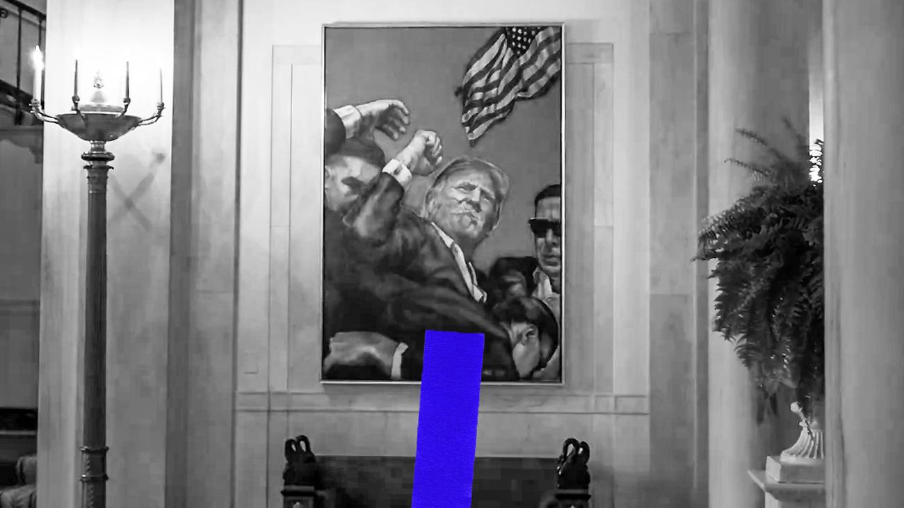 Gemälde von Donald Trump: Er ist auferstanden