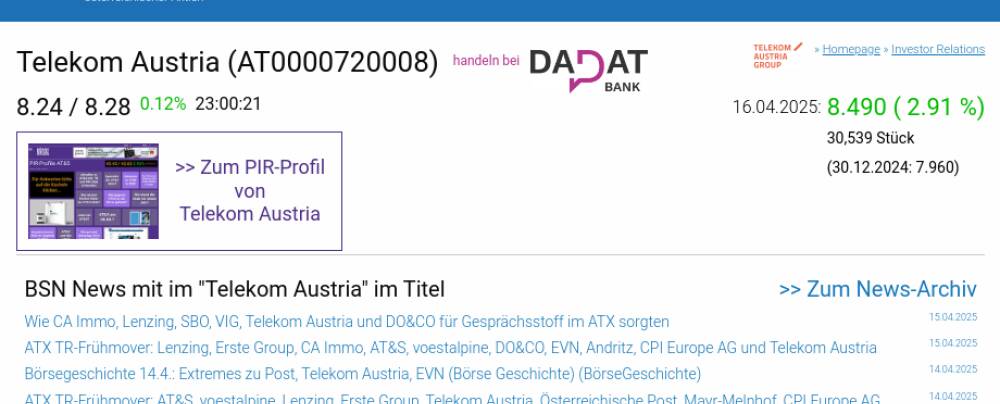 Wie Österreichische Post, Telekom Austria, VIG, CPI Europe AG, AT&S und SBO für Gesprächsstoff im ATX sorgten