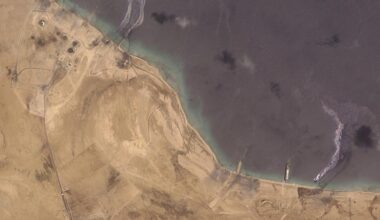 Jemen: Satellitenbilder zeigen Ölleck nach US-Angriff auf Hafen der Huthis