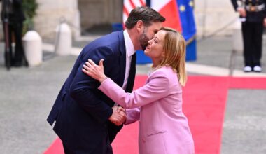 JD Vance in Rom: Melonis Osterbesuch von Freunden