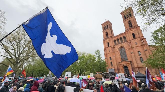 Demonstrationen: Die Organisatoren wenden sich vor allem gegen die Kriege in der Ukraine und im Gaza-Streifen.