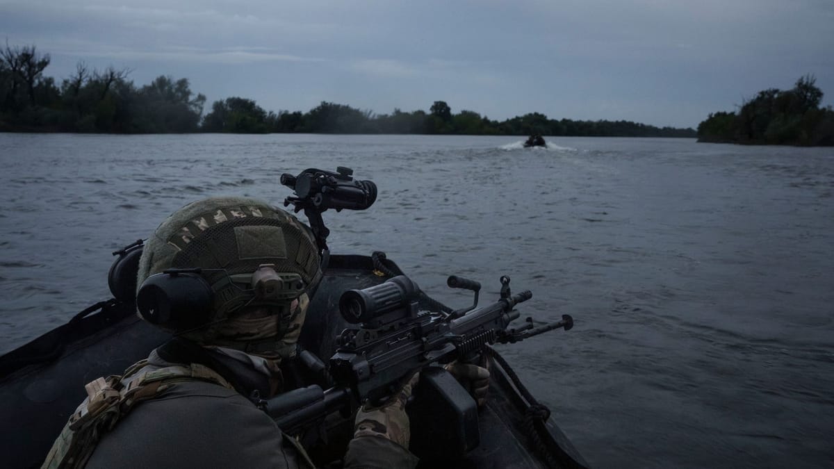 Russland errichtet offenbar "Todeszone" am Dnipro