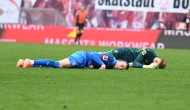 Leipzigs Péter Gulácsi nach Zusammenprall im Krankenhaus