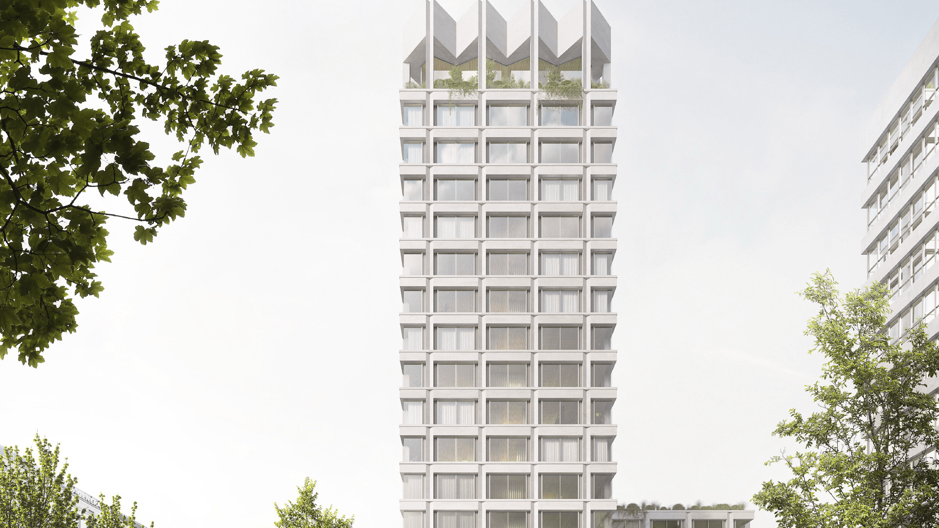 Entwurf neues Rathaus Berlin-Mitte