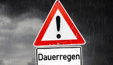 DWD warnt vor Dauerregen in weiten Teilen NRW – Überflutungen drohen