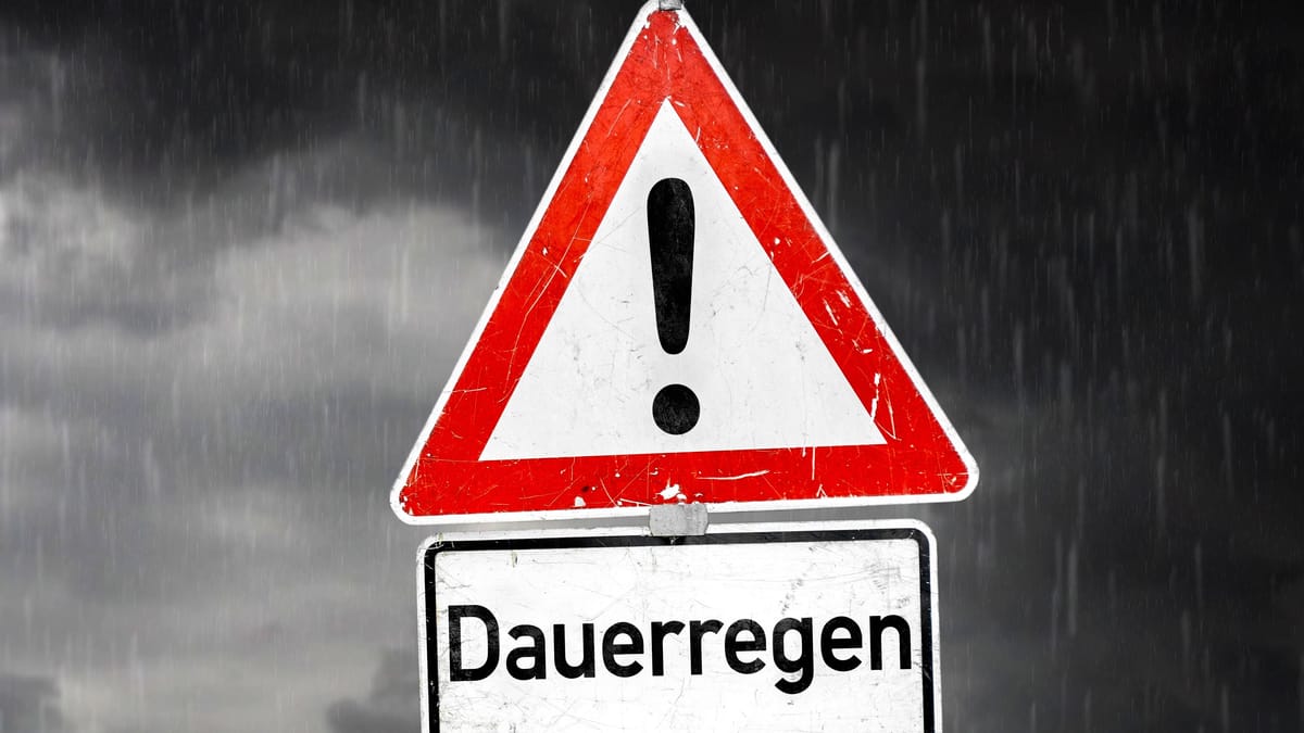 DWD warnt vor Dauerregen in weiten Teilen NRW – Überflutungen drohen