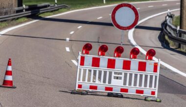 Am 29. April kommt zu einer Sperrung im Autobahnkreuz Süd
