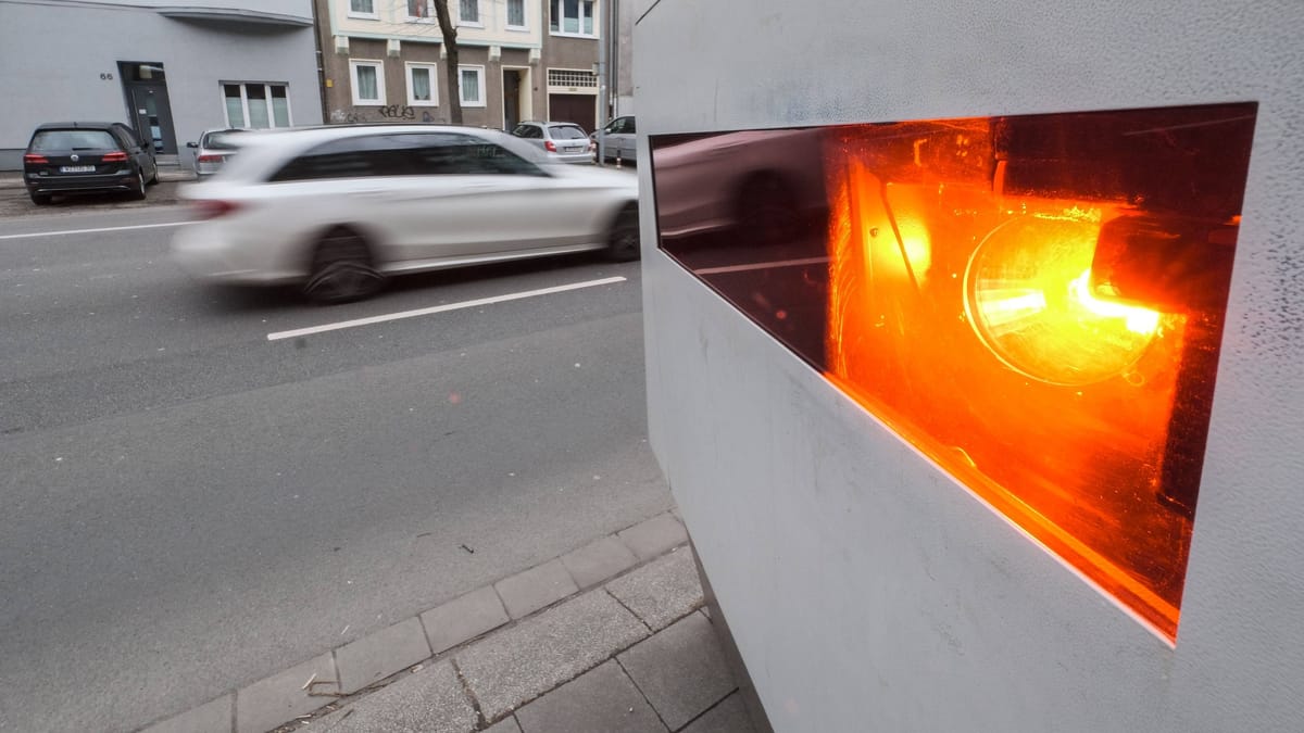 Hier kontrolliert die Stadt die Geschwindigkeit