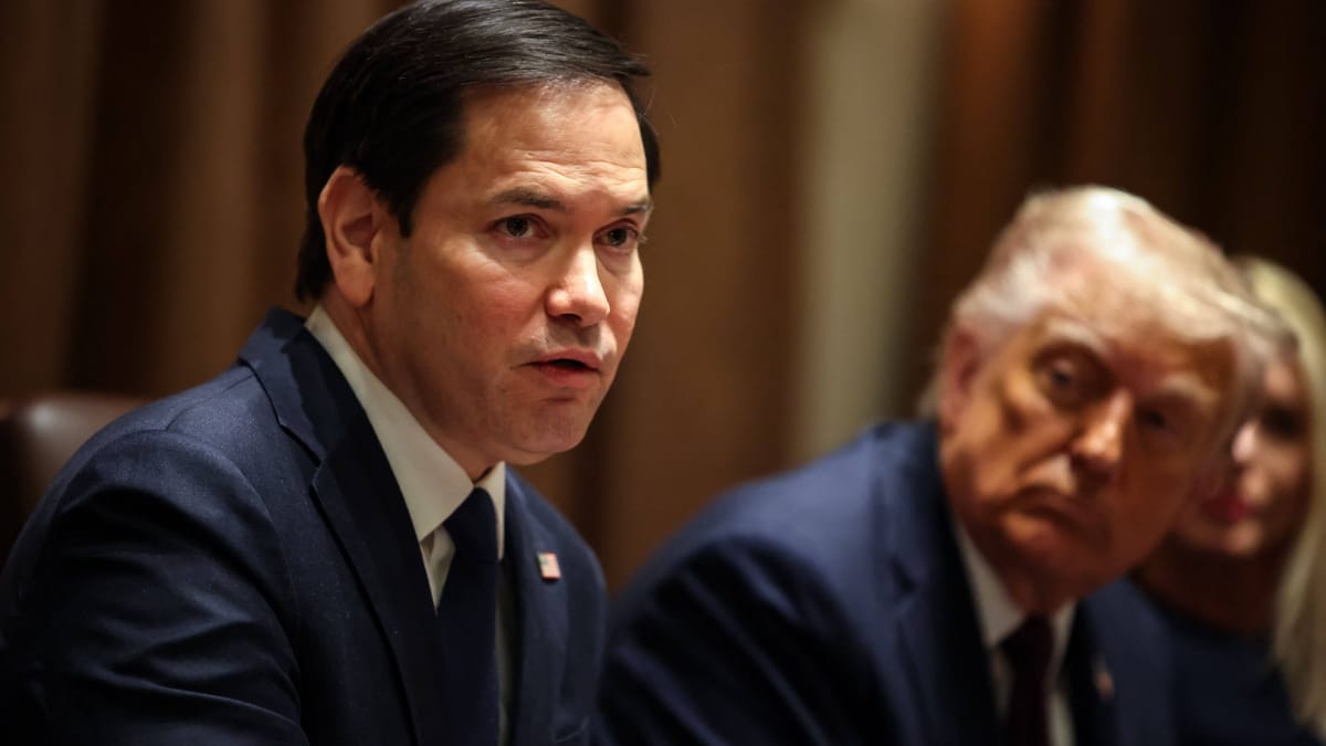 Rubio drängt auf Frieden und spricht Drohung aus
