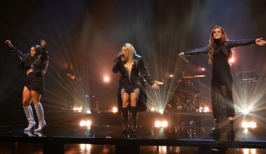 Archivbild: Keisha Buchanan, Mutya Buena und Siobhan Donaghy von den "Sugababes" bei einem Live-Auftritt. (Quelle: dpa/Crossick)