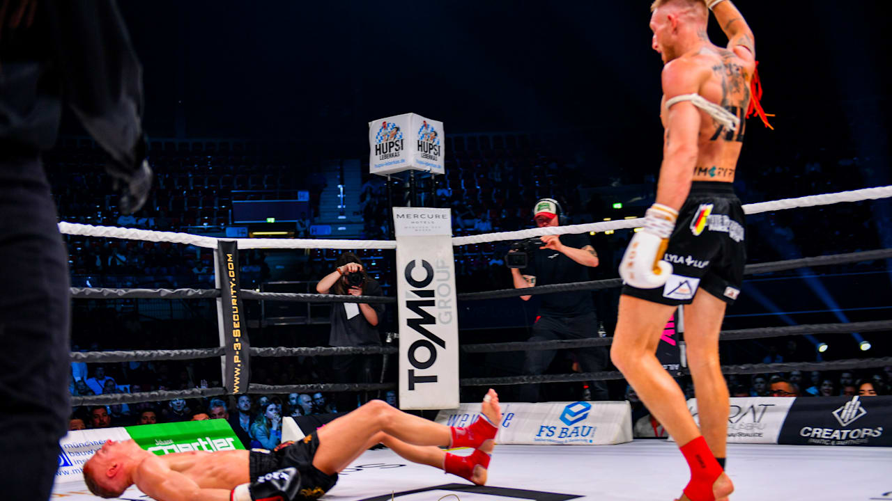 Stekos Fight Night in München: Happy End für Schroth mit K.o.-Sieg | Sport