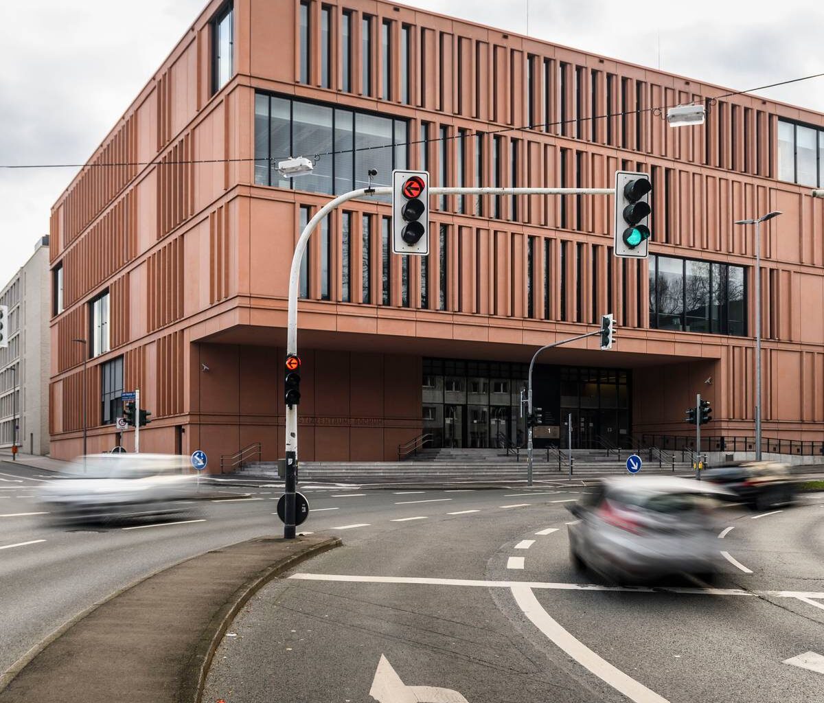 Arbeiten auf dem Ostring in Bochum