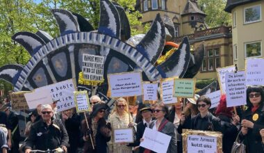 Berlin & Brandenburg: Satire-Demo am 1. Mai in Grunewald: "Millionäre zum Mars"