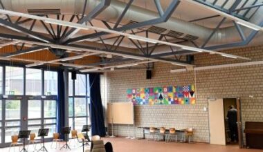 Schule in Essen wird klimafreundlicher - neue Beleuchtung