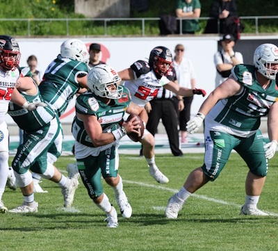 Erfolgreiches Vorbereitungsspiel der Unicorns gegen Düsseldorf Panther