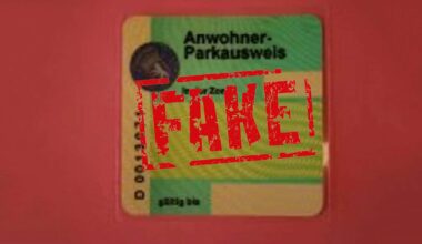 Berlin: Betrug mit geklauten Anwohner-Parkausweisen