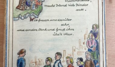 Das Saarbrücker "Danke-Buch" dokumentiert ein Stück Nachkriegsgeschichte. Foto: Ruth Bauer/Stadtarchiv Saarbrücken/dpa