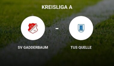 SV Gadderbaum setzt sich knapp durch gegen den TuS Quelle
