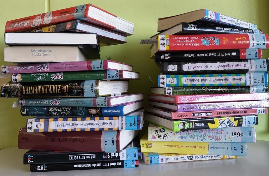 Hockenheimer Schüler erliegen dem Zauber gedruckter Bücher
