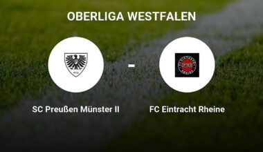 Remis im Duell zwischen dem SC Preußen Münster II und dem FC Eintracht Rheine