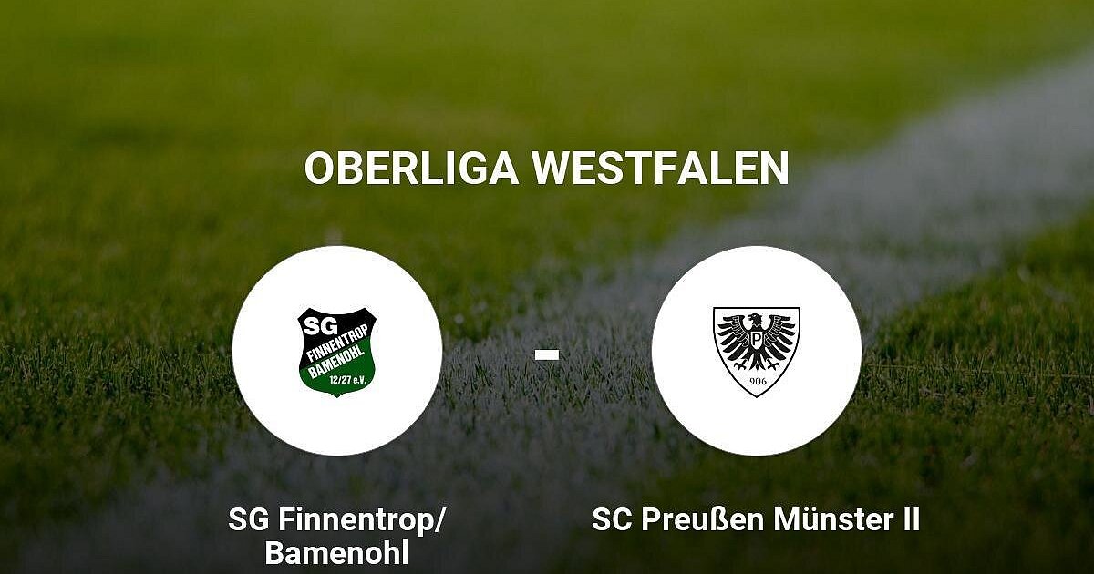 SC Preußen Münster II setzt sich durch gegen SG Finnentrop/Bamenohl