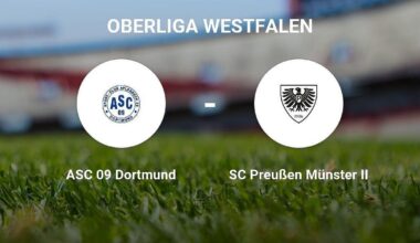 ASC 09 Dortmund im Spiel gegen SC Preußen Münster II deutlich dominierend