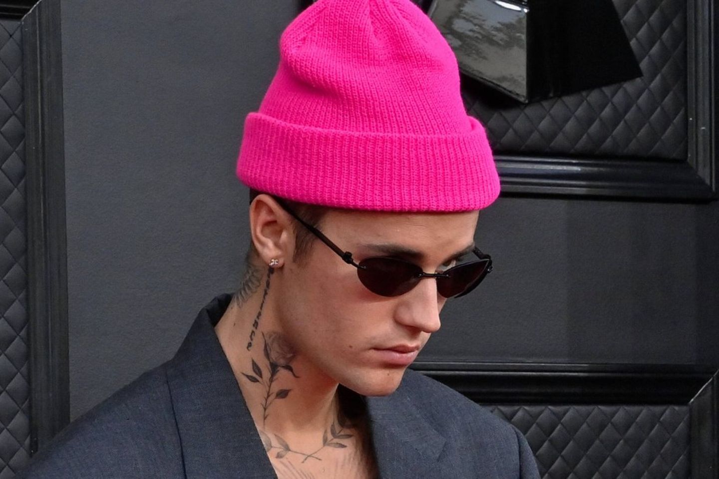 Justin Bieber bei den Grammy Awards. Er hat genug von Paparazzi.
