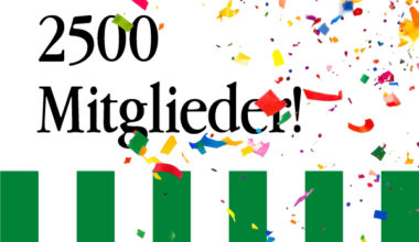 2500 Mitglieder!