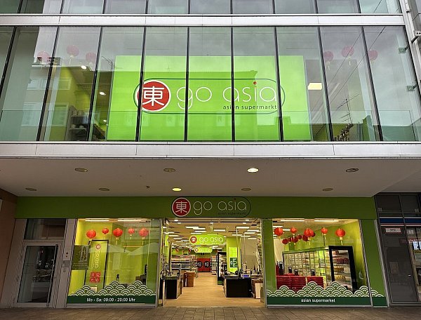 Ein Beispielbild einer "Go Asia"-Filiale zeigt, wie auch der Bielefelder Store im Loom aussehen wird. - © Go Asia