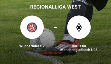Wuppertaler SV sichert sich knappen Erfolg gegen Borussia Mönchengladbach U23