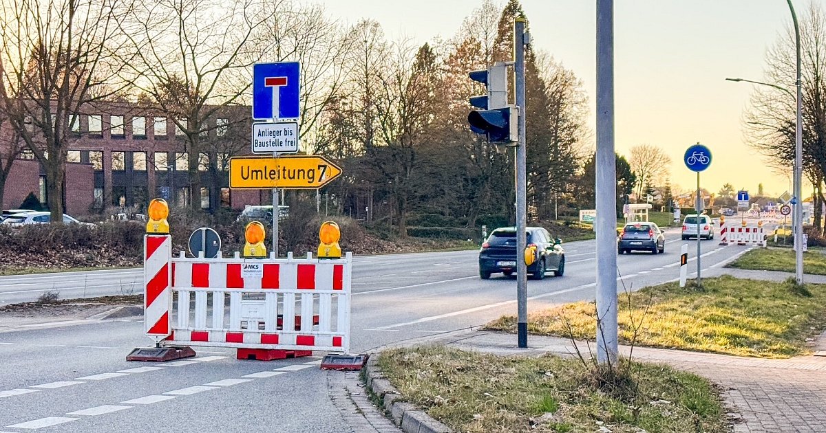 Vollsperrung an der Bielefelder Straße wird aufgehoben | Lokale Nachrichten aus Detmold
