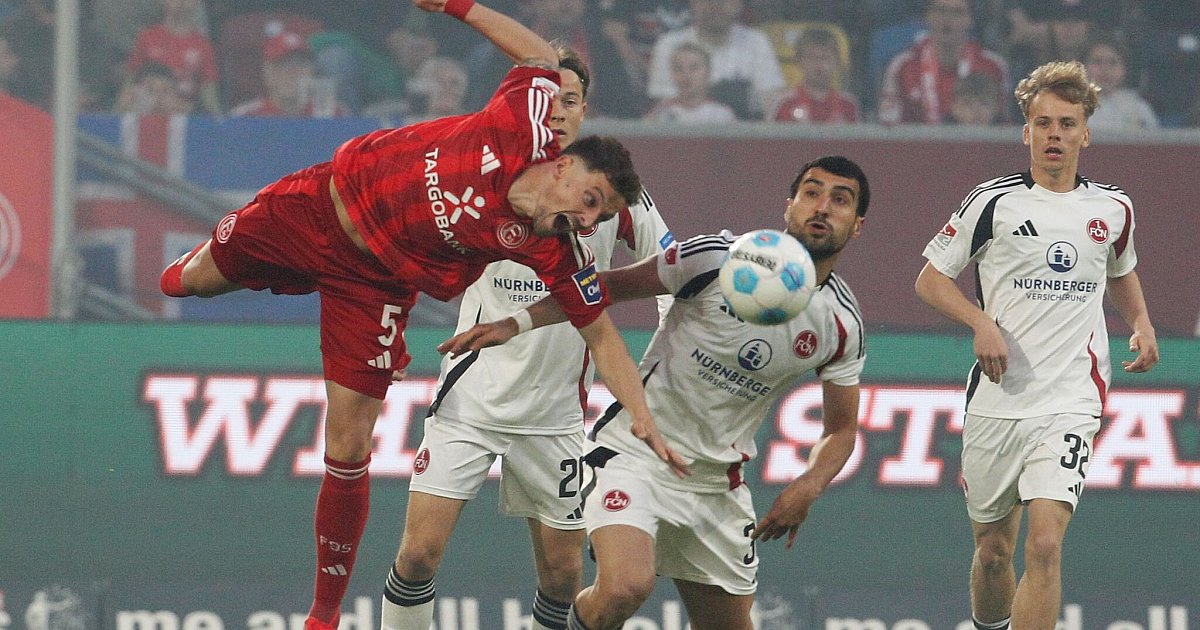 3:3 nach 0:3: Düsseldorf rettet Punkt gegen Nürnberg | NRW