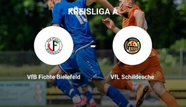 VfL Schildesche ergibt sich dem VfB Fichte Bielefeld