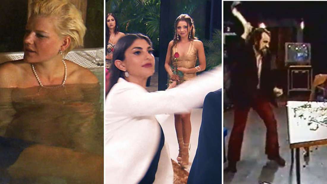 Ohrfeige beim Bachelor, Mobbing im Sommerhaus und andere Eklats: Die Fotostrecke zeigt die größten TV-Skandale Deutschlands.