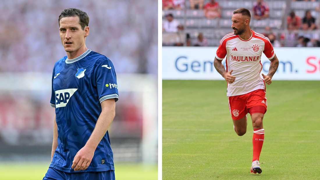 Zwei Ex-Profis, die mittlerweile im Amateurfußball unterwegs sind: Sebastian Rudy (li.) und Diego Contento (re.).