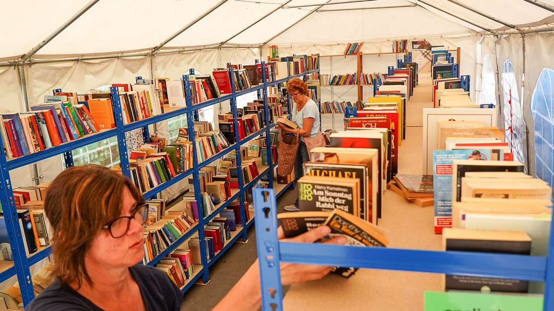 Buchtauschbörse der GWA auf dem Wertstoffhof in Bergkamen