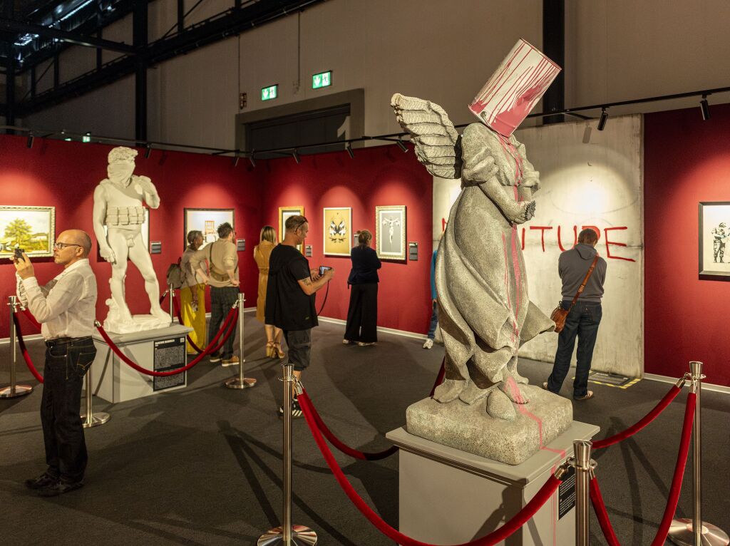 Banksy in Freiburg: Die Messe wird zum Kunstmuseum auf Zeit - Freiburg