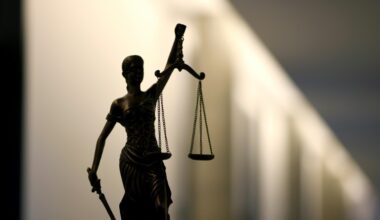 Das Landgericht Frankfurt am Main hat sieben Mitglieder einer Drogenhändlerbande zu teils langen Haftstrafen verurteilt. Die Angeklagten sollen für viereinhalb bis elf Jahre in Haft, wie ein Gerichtssprecher der Nachrichtenagentur AFP mitteilte. (INA FASSBENDER)
