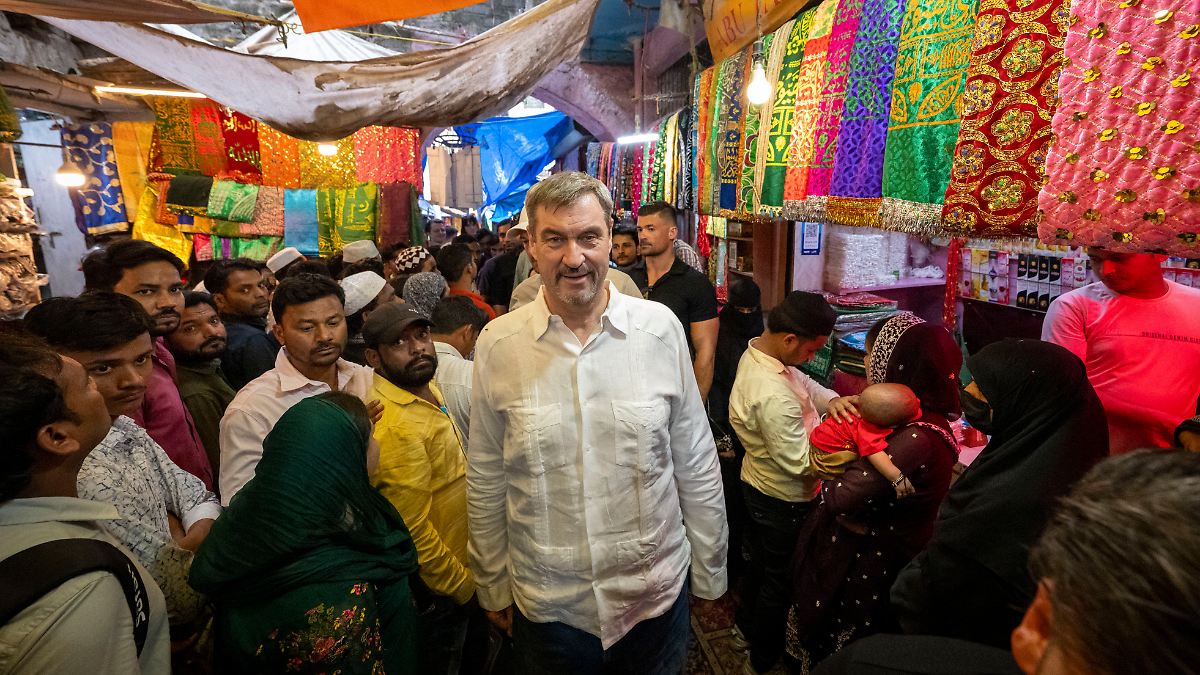 "Am Essen lag es nicht": Söder nennt Grund für Krankheit in Indien