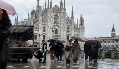 Zugverkehr unterbrochen: Italiens Norden meldet erste Überschwemmungen